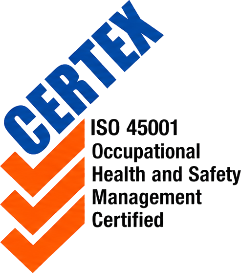 CERTEX ISO 45001 Occupational Health and Safety Management Certified