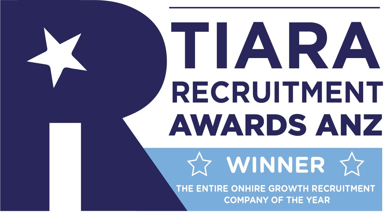 Evolve Talent - Winners of the Entire OnHire Growth Recruitment Company of the Year - 2023 TIARA Recruitment Awards ANZ